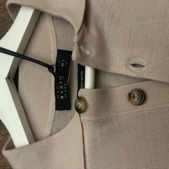 Bartolini NWT Men’s M Merino light long sleeve sweater Made in Italy. Beautiful - Picture 5 of 11